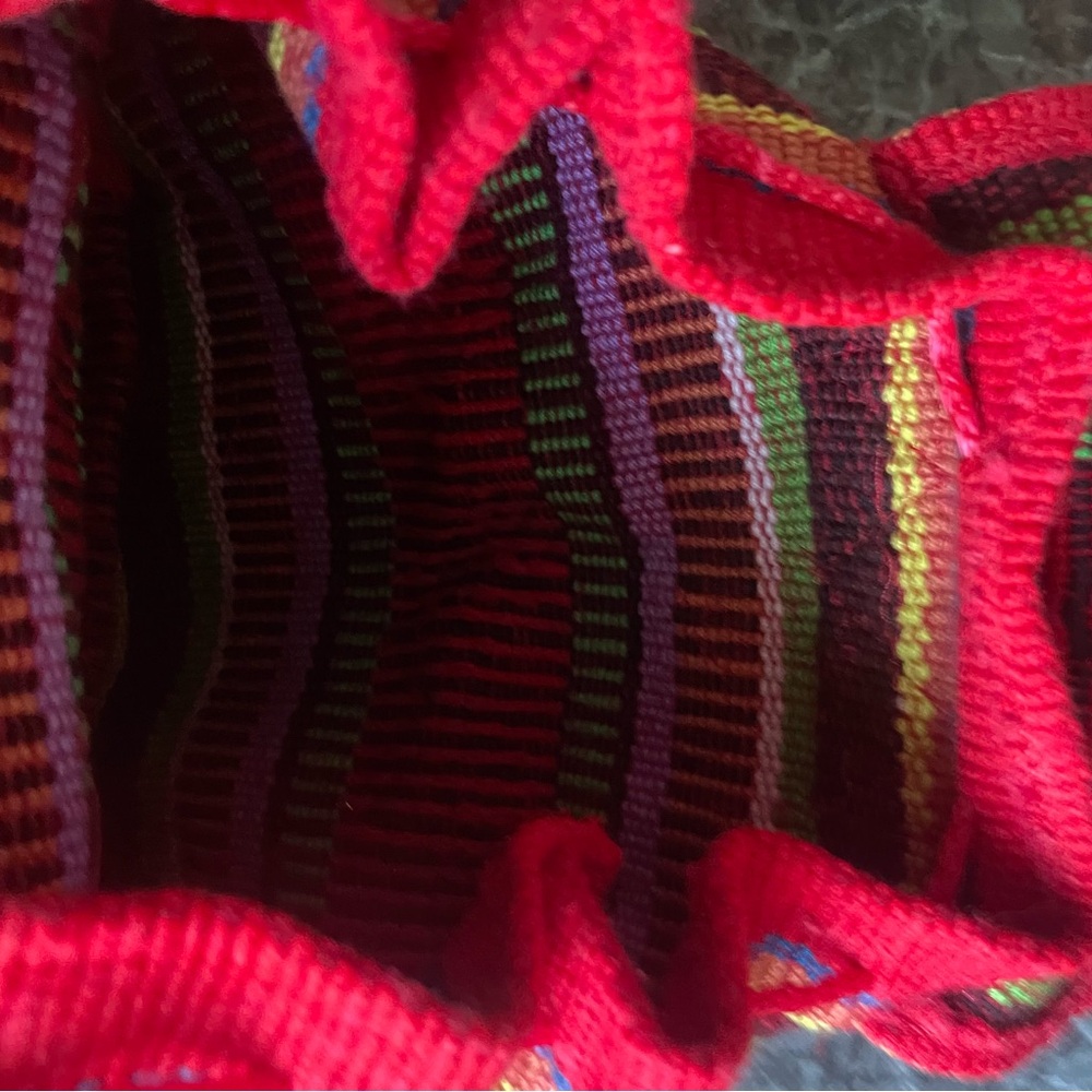 Colorful Woven Backpack - Picture 6 of 6
